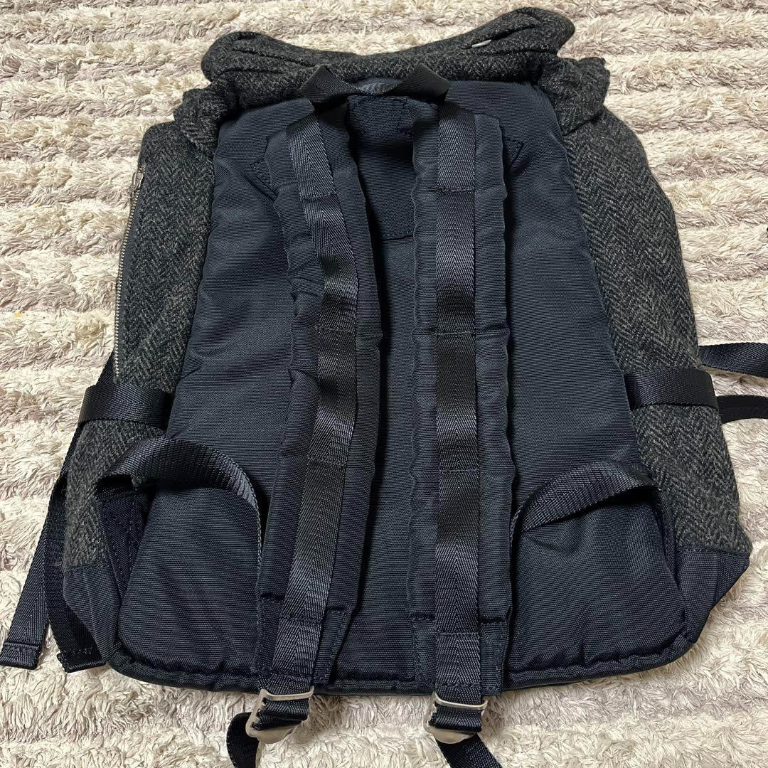 Harris Tweed Backpack Grey Limitted Edition Men Rare Model Classic Fashion VHTF
