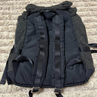 Harris Tweed Backpack Grey Limitted Edition Men Rare Model Classic Fashion VHTF