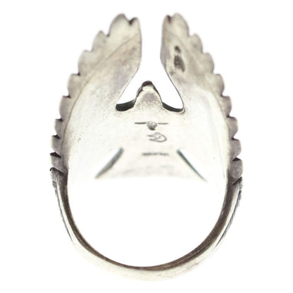 TADY & KING Ginawa Turquoise Eagle Ring Silver