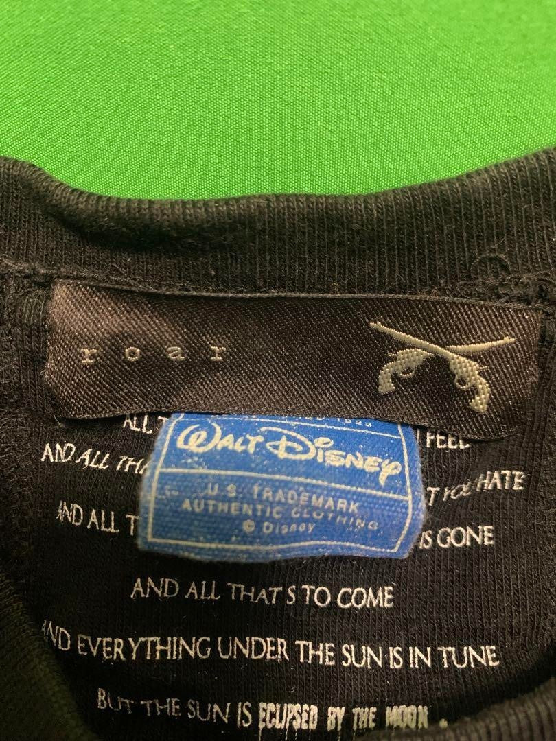 Collaboration T-shirt "Roen x roar x Disney" Mickey 2 guns Swarovski