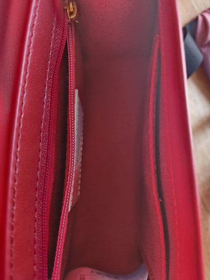 Charles & Keith Disney Zootopia Judy Hopps Red Leather Shoulder Bag