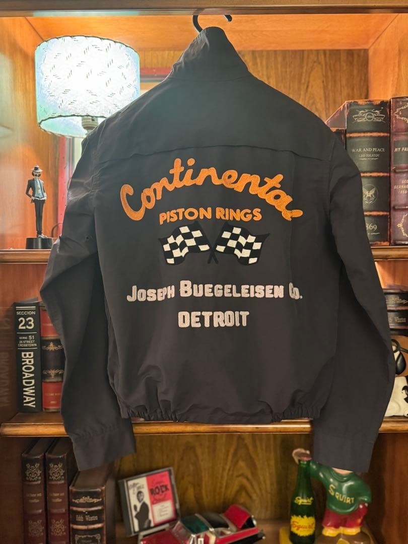 Real McCoys Drizzler Jacket S Slim Fit Vintage Chain Stitch Embroidery #FD ZBA