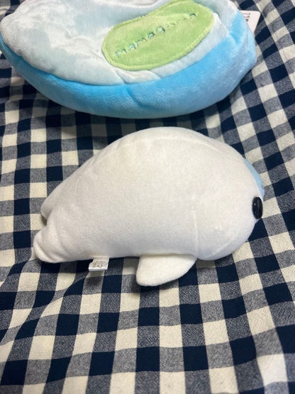 Mamegoma Plush Toy with Carrying Bag Rare San-X Collectible