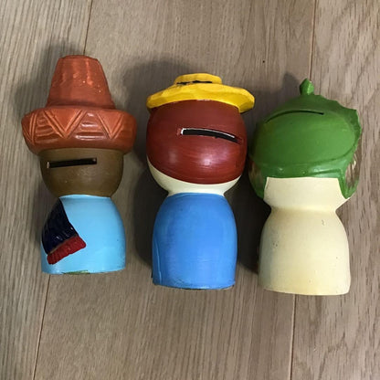 1970 Osaka World Expo: Ceramic piggy banks (9 pieces)