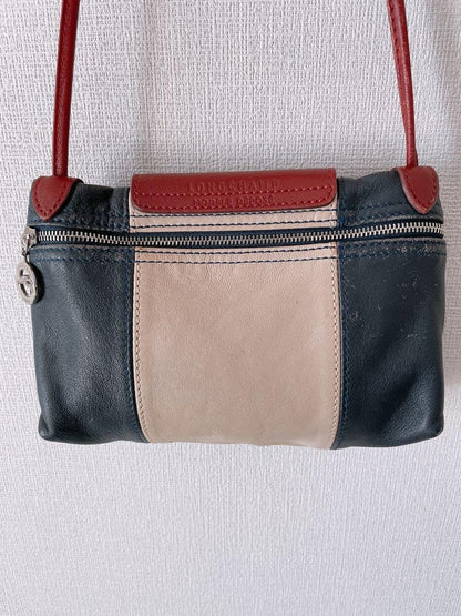 Longchamp Le Pilage Cuir Shoulder Crossbody Bag ANA Ltd Leather USED Good Cond