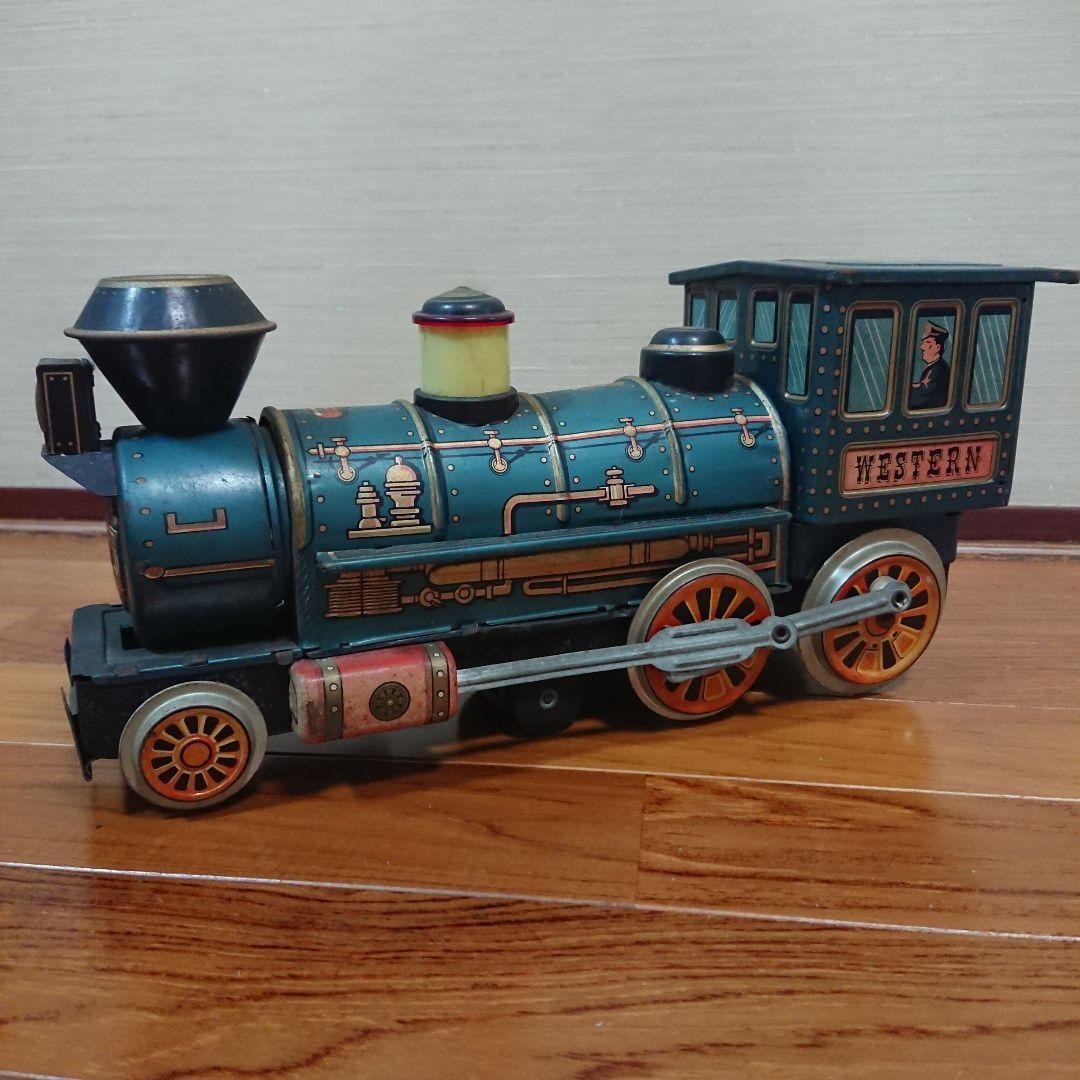 Tinplate Locomotive Modern Toys Co. Made in Japan Domestic