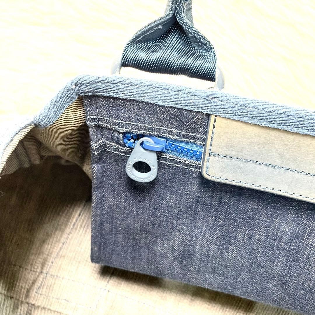 MARC JACOBS Denim Tote Bag Casual Blue 29 to 44 cm Width 24 cm Height