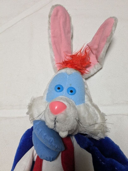 80s Disney ROGER RABBIT Vintage Plush Backpack