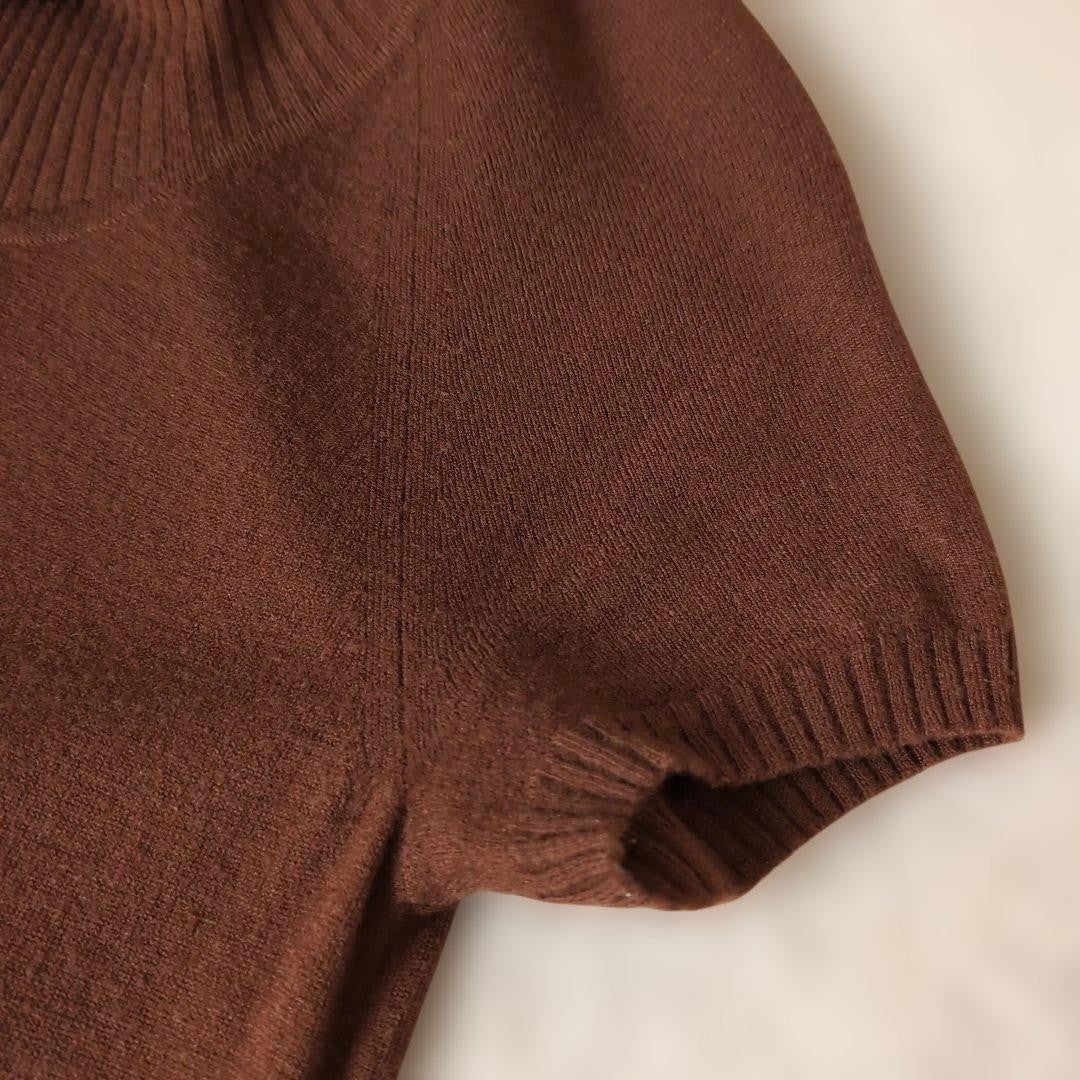 Max Mara Dress M Used High Neck Knit Non-Functioning Eco-Friendly