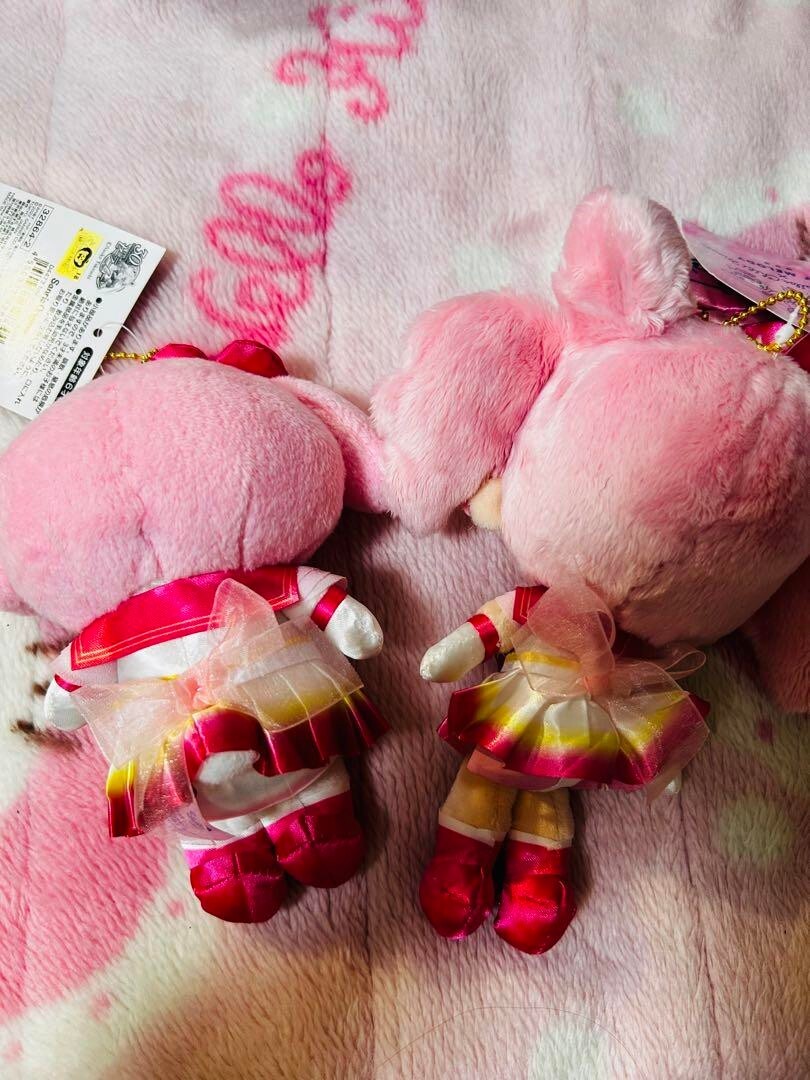 Sailor moon x Sanrio Plush Collab MY MELODY Chibimoon Set Lot of 2 Japan New