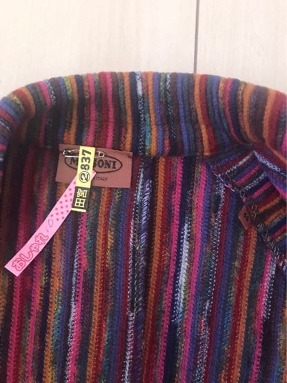 Missoni Woman XL Knit Jacket Limited Edition Style Iconic Pattern Artistic Elega
