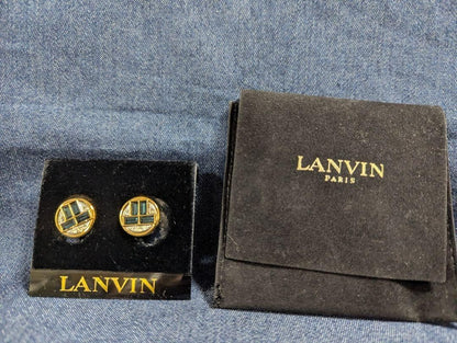 LANVIN Earrings No.2037 Authentic
