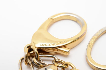 Authentic Louis Vuitton Bijoux Sac Cool Heart Charm Amaranth Key ring M65757