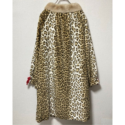 Fifi Chachnil Leopard Print Coat Fifi Chachnil Poncho Gown Free Size Rare