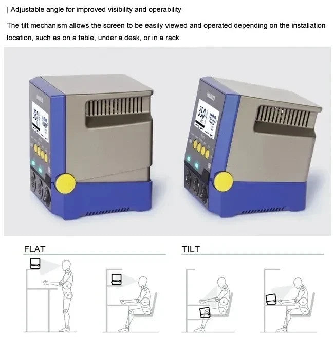 Hakko FX971-81 Soldering Station 100V with 2-Pin Grounded Plug Japan Import New