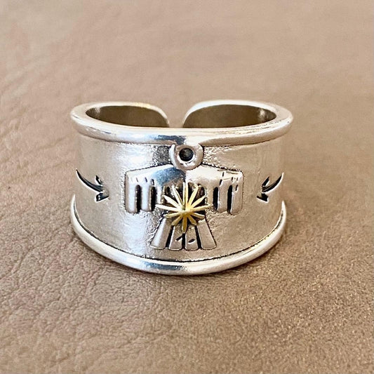 Thunderbird Navajo Indian Mexican Ring