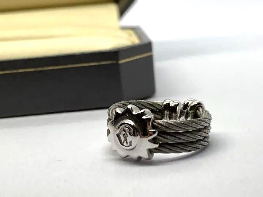 Philippe Charriol Vintage All Wire Ring Free Size Silver 11.5+ Condition B