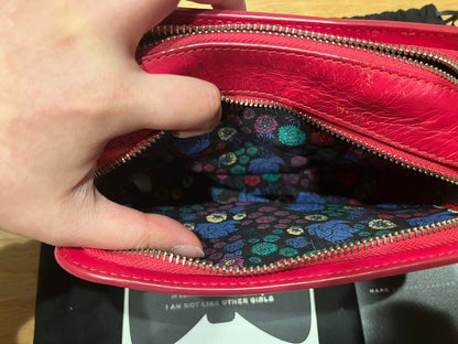 Marc Jacobs Disney Collaboration Bag Red Genuine Leather Limited Edition