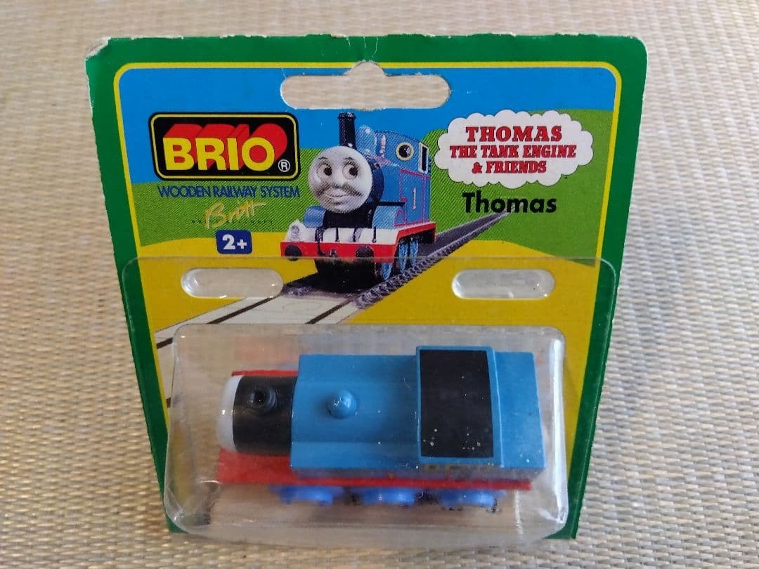 BRIO Thomas Wooden Train Dead Stock Toy Collectible Blue Rare Vintage