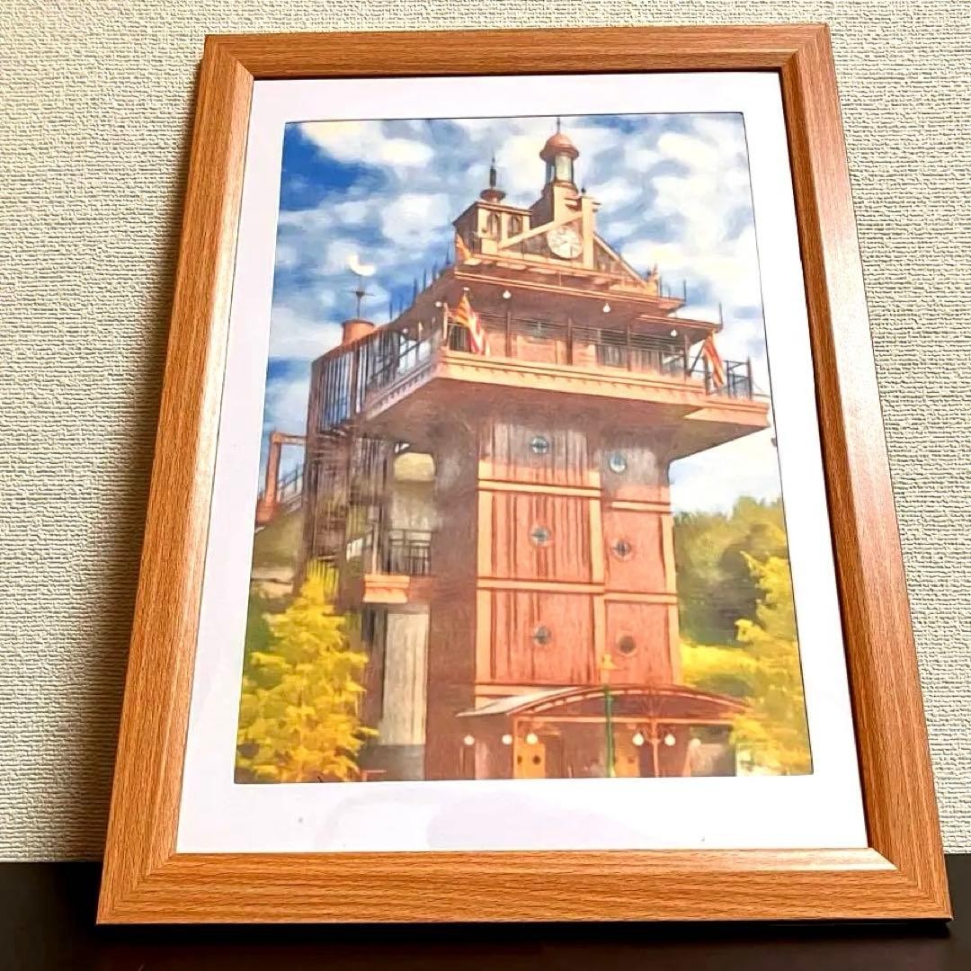 Ghibli Art 51: "Elevator Tower" from Castle in the Sky (framed artwork)