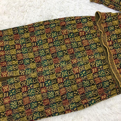 Missoni Women M Orange Tag All-Over Pattern Setup Gold geometric pattern Italy