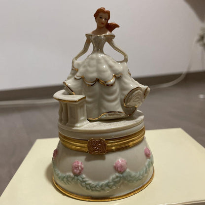 LENOX Disney Showcase Beauty and the Beast Bell and Beast 11.5×6cm Used