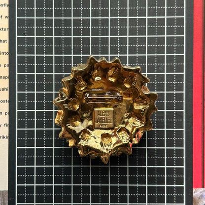 Rare Alexis Lahellec Paris Vintage Brooch Made in France Europe
