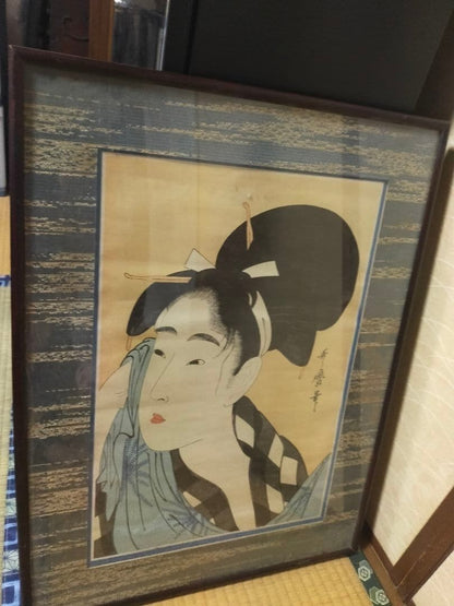 Kitagawa Utamaro Beauty Paintings Objects Vintage Showa Retro
