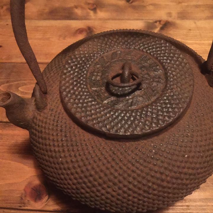 Ryubundo Iron Kettle National Electric Lamp Rare. Showa Retro