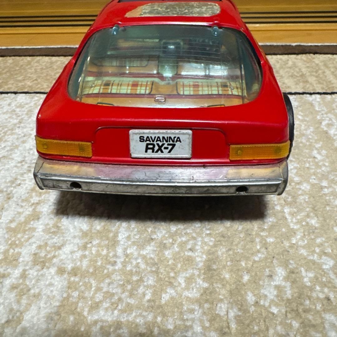 Showa Retro Ichiko Mazda Savanna RX-7 Tin Car