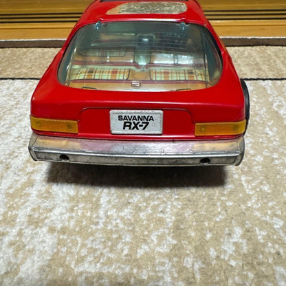 Showa Retro Ichiko Mazda Savanna RX-7 Tin Car