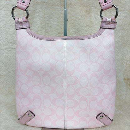 COACH Signature Shoulder Bag Pink