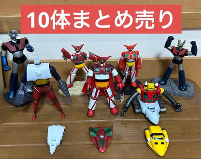 Kaiyodo/Banpresto/Getter Robo/Mazinger Z Figures 10 Pieces Sold In Bulk
