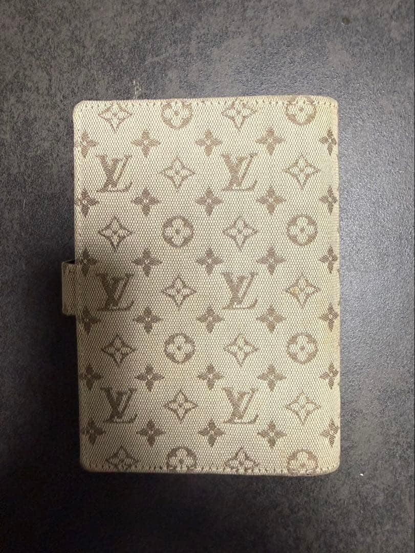 Louis Vuitton LV Notebook Cover Leather Monogram Authentic Vintage Rare