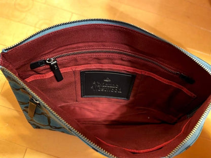 Vivienne Westwood Clutch Bag Document Case Tablet Case Leather Genuine