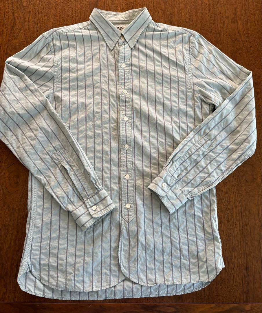 RRL Ralph Lauren DOUBLE RL Work Shirt Long Sleeve Men's size M used from japan