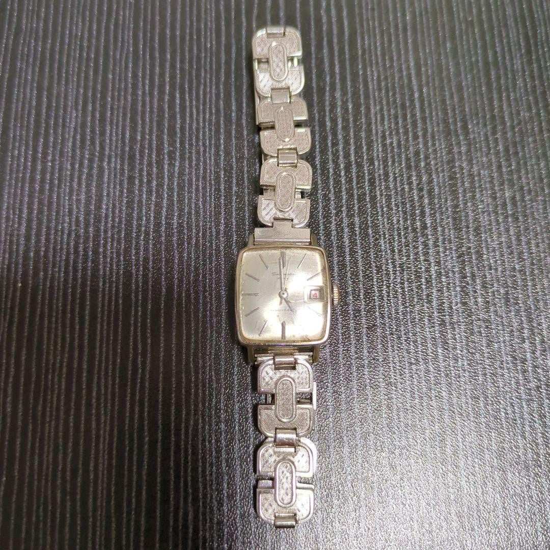 Showa Retro SEIKO Hand-Wound Watch Square Silver