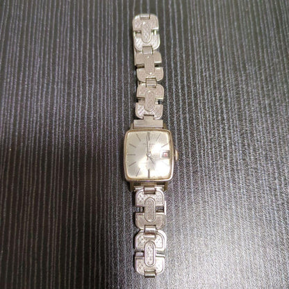 Showa Retro SEIKO Hand-Wound Watch Square Silver