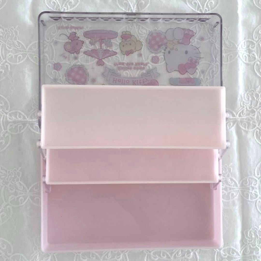 Sanrio Hello Kitty Candy Cabinet 3-Tier Retro 2021 Made Unused 12cm Toy Storage