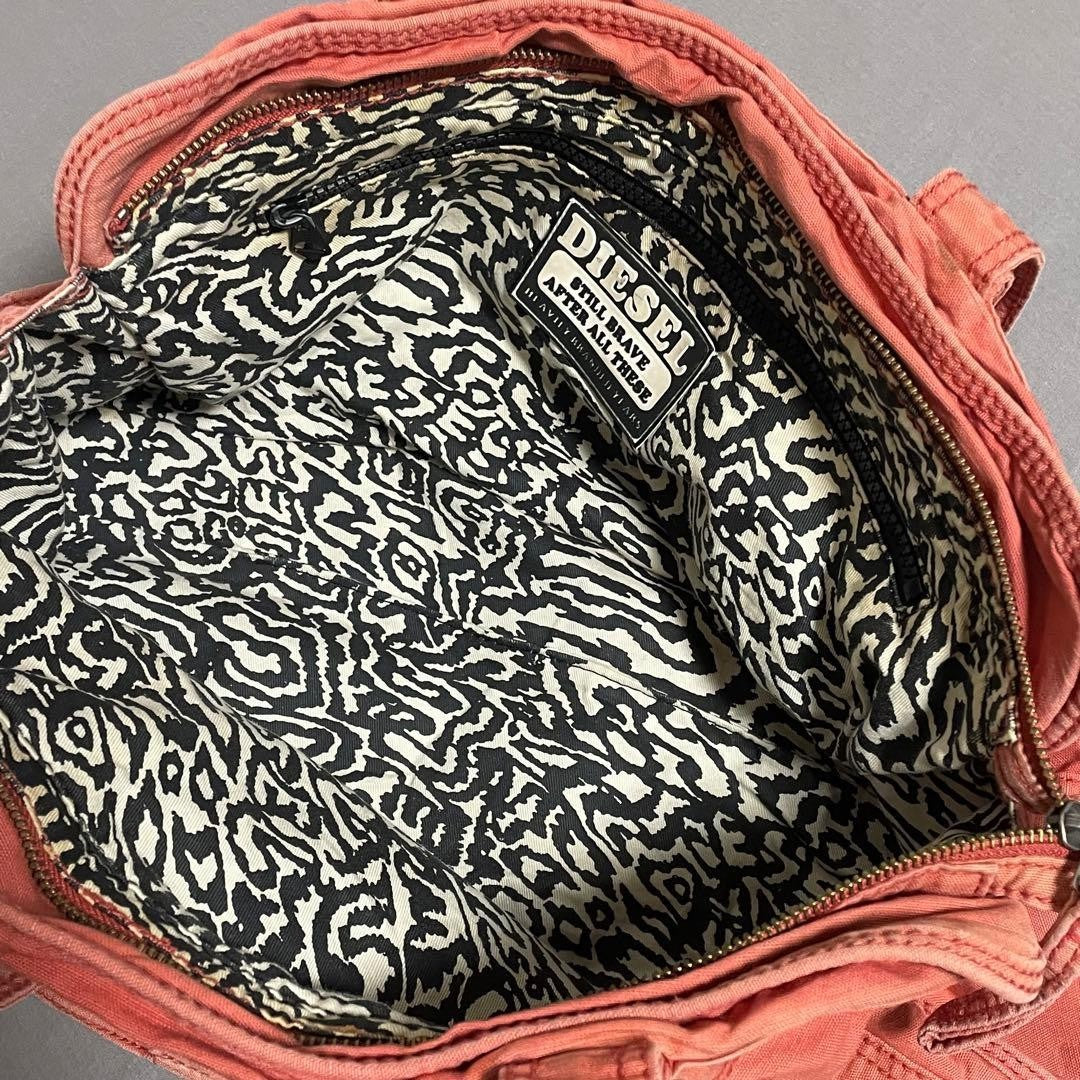 DIESEL Archive Metal Logo Shoulder Bag Y2K Fairy Grunge 90s 00s Vintage Rare