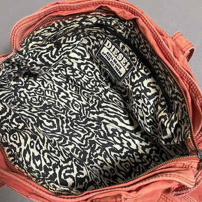 DIESEL Archive Metal Logo Shoulder Bag Y2K Fairy Grunge 90s 00s Vintage Rare