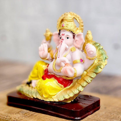 Color Ganesha Figurine Object Interior Buddha Statue Figure Goddess Lakshmi