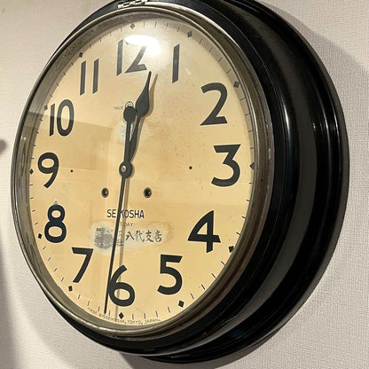 Antique clock, early Showa period, SEIKOSHA, spring-driven, retro