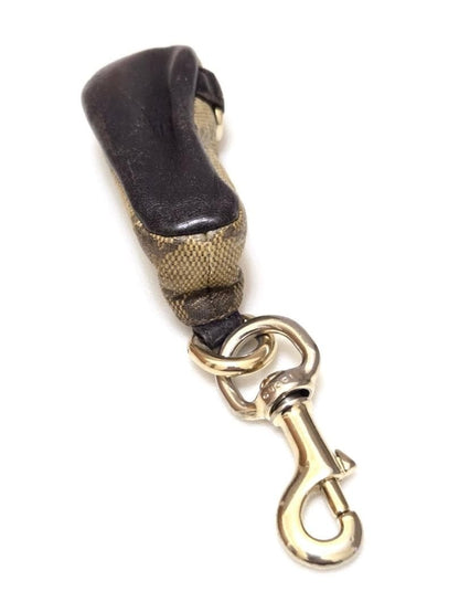 GUCCI GG Leather Strap Shoes Key Holder Rare Bag charm Fashion Accessories F169