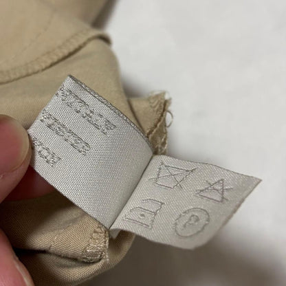 Rare 90s Miu Miu Vintage Beige Center Press Slacks Pants Size 40 Italy