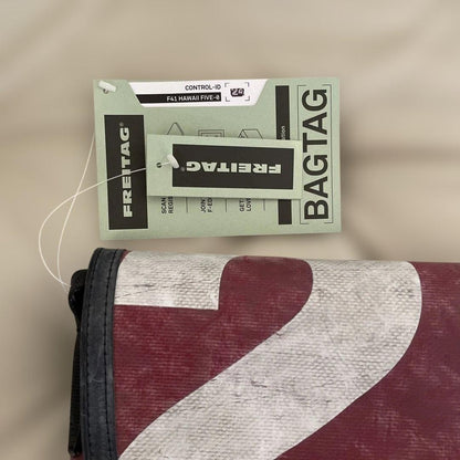 Messenger Shoulder Bag FREITAG F41 HAWAII FIVE-O Antique Pink Rare 24 Logo Tag