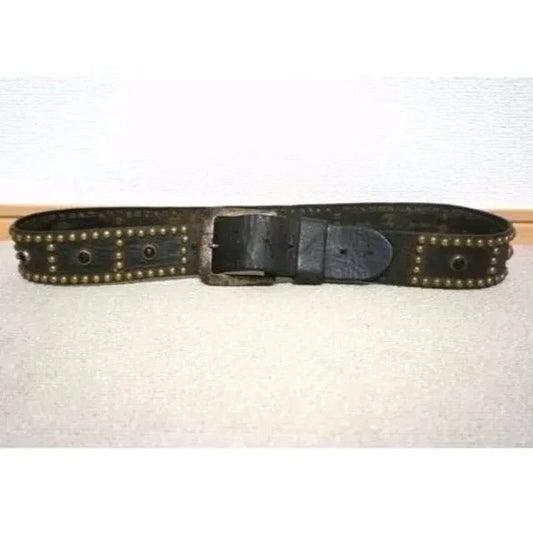 1930s-40s Vintage Studded Belt Harley BUCO WW2 Germany Antique JAPAN JP USED