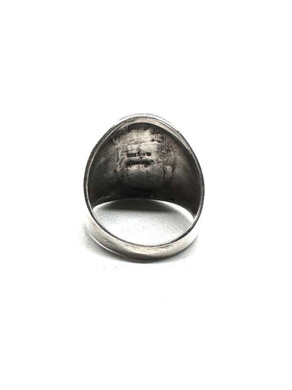 Vintage 925 silver ring with Thunderbird design.