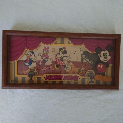Disney Art Frame Mickey Mouse Vintage
