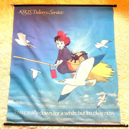 Rare Kiki's Delivery Service Tapestry (Studio Ghibli)